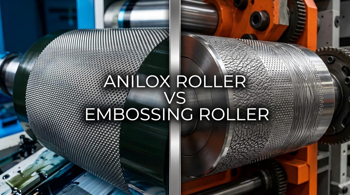What are the differences and applications between anilox roller and embossing roller?
