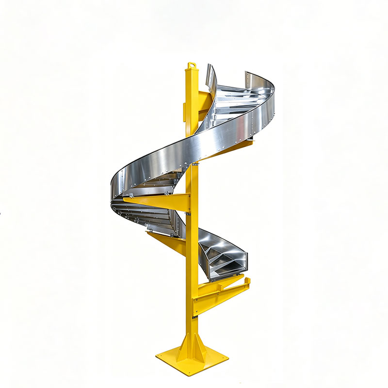 Industrial Gravity Spiral Chutes for Parcel & Tote Handling