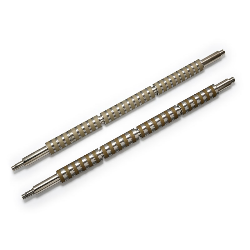 Segmented Gluing Roller for Folder Gluer Machines