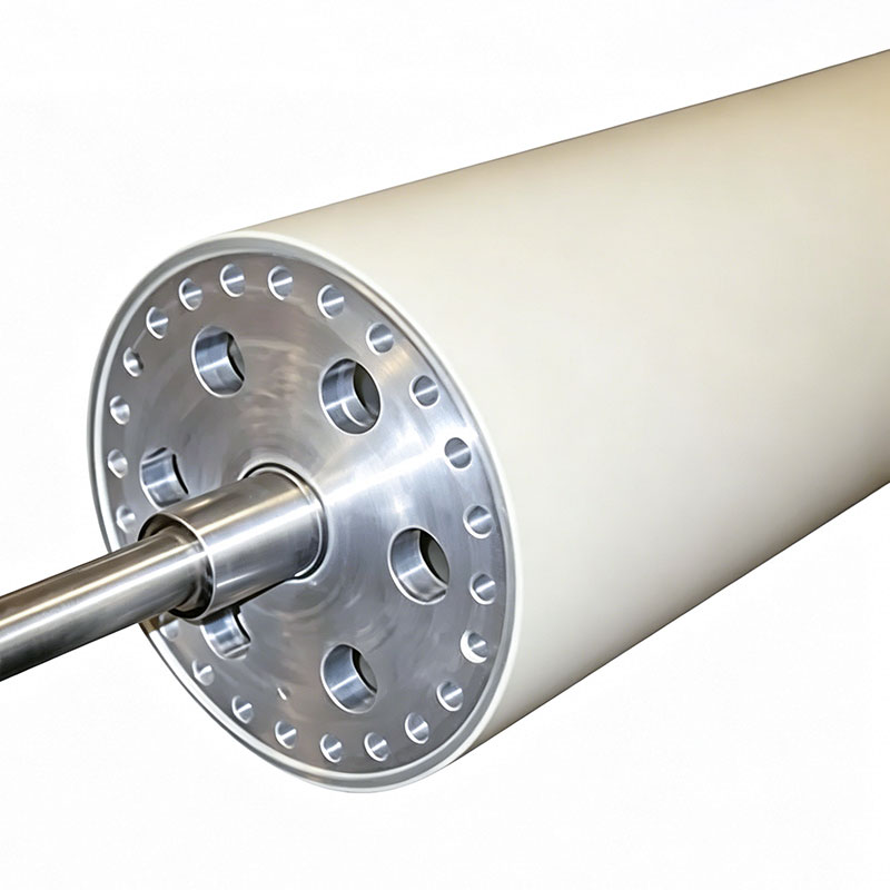 Custom Plasma Sprayed Ceramic-Coated Aluminum Rollers