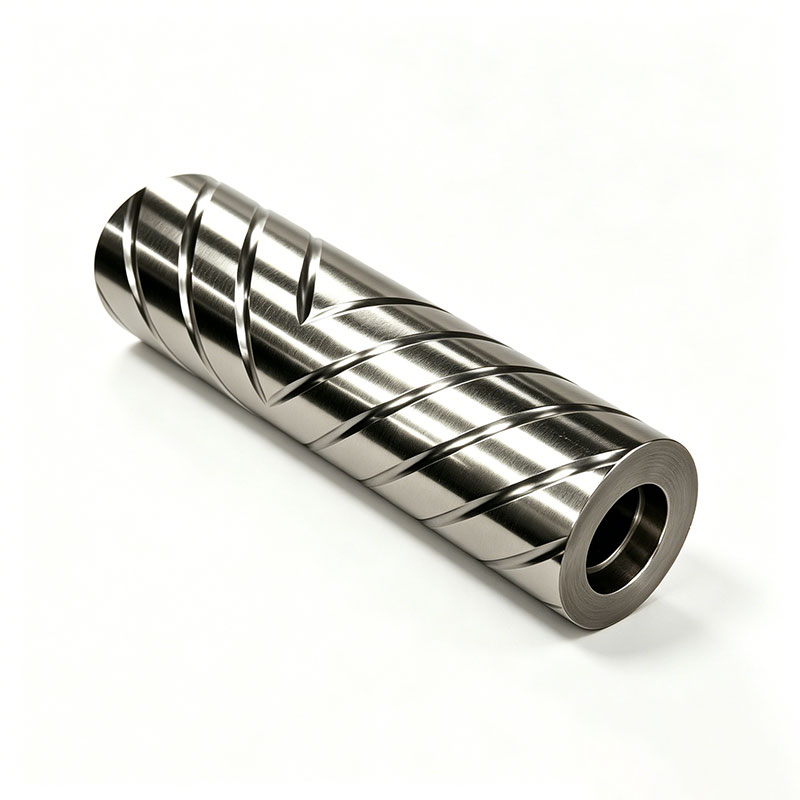 Precision Aluminum Chevron Grooved Rollers for Web Handling 