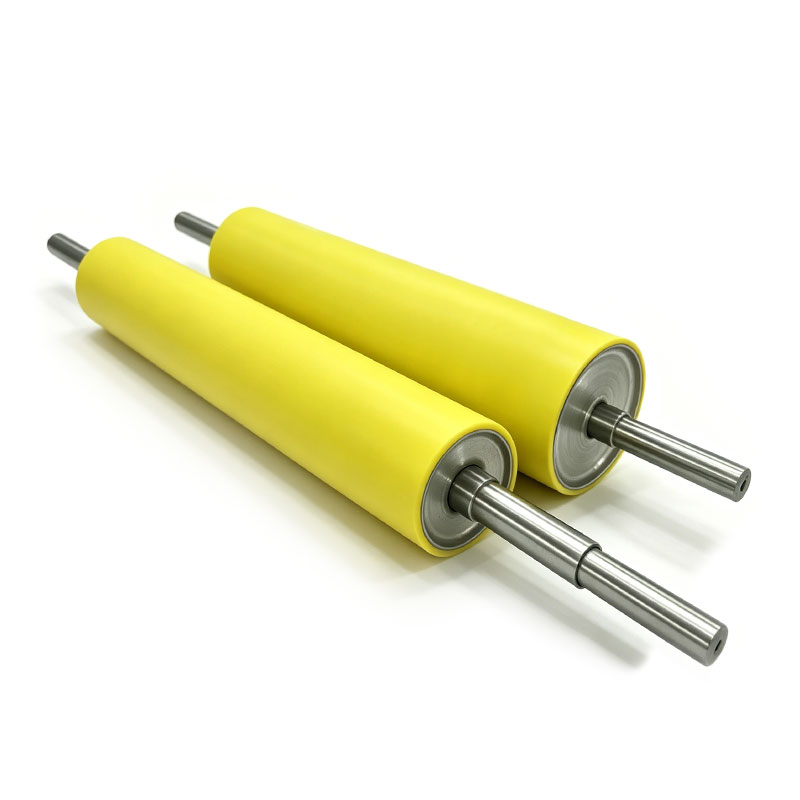 Custom Polyurethane Tension Roller for Galvanized Sheet Production Lines
