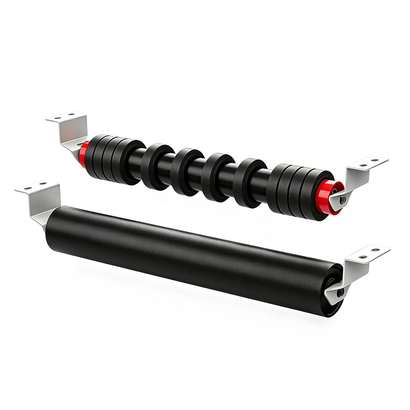Industrial Durable Flat Return Idler Rollers for Belt Conveyor System