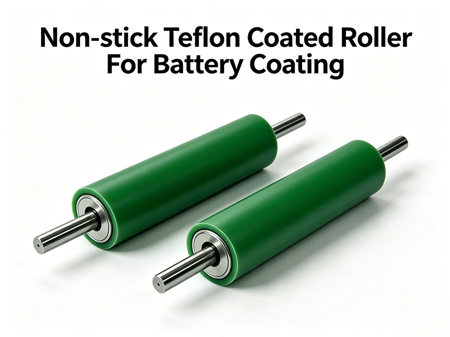 Non-stick Teflon Coated Roller For Battery Coating