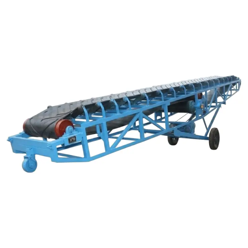 Custom Mobile Rubber Belt Conveyor System