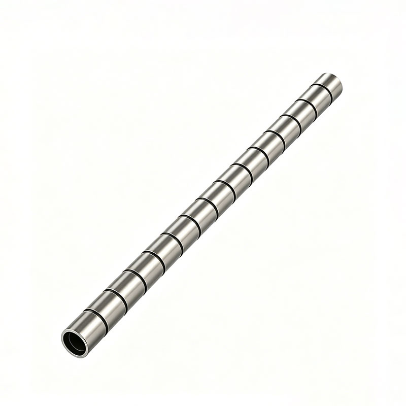 Custom Fluted Grooved Aluminum Guide Roller