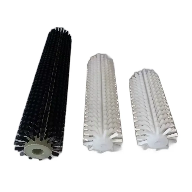 Nylon Bristles Cleaning Roller Brush with Shaft