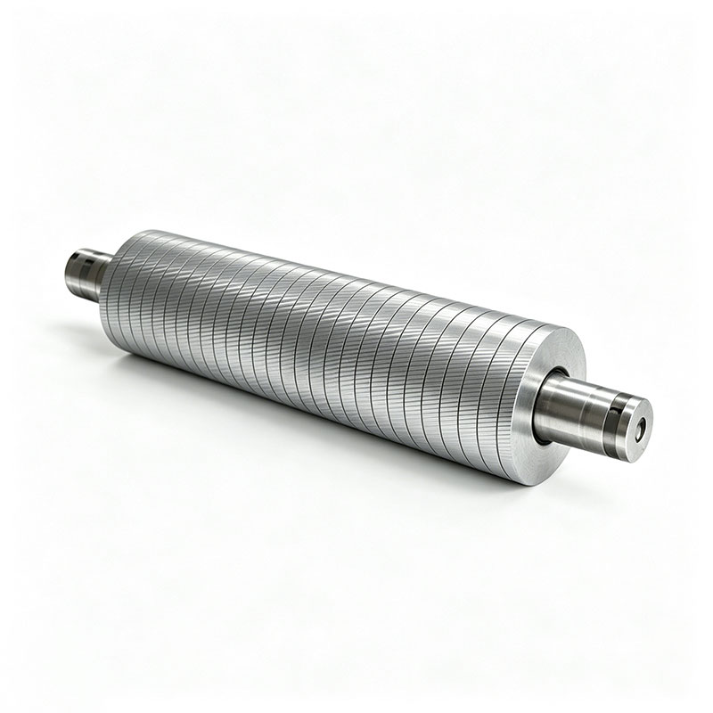Custom Forged Steel Flute Rollers with Tungsten Carbide Coating