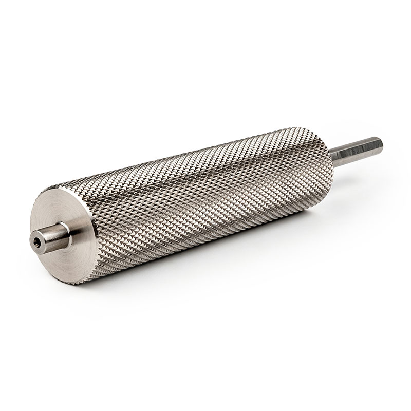 Custom Knurled Drive Roller for Grain and Malt Mills
