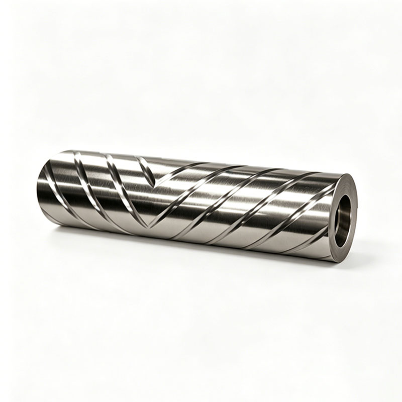Precision Aluminum Chevron Grooved Rollers for Web Handling 