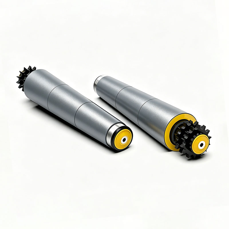 Customized Sprocket Steel Tapered Conveyor Roller