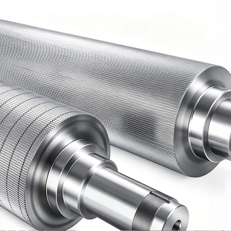 Custom Forged Steel Flute Rollers with Tungsten Carbide Coating
