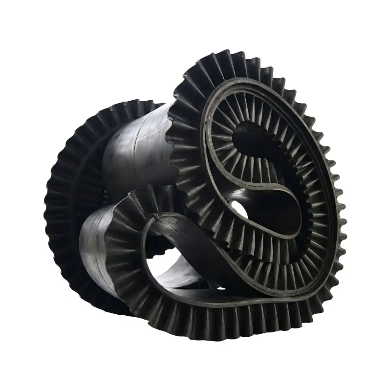 Heavy Duty Cleated Corrugated Sidewall Conveyor Belt