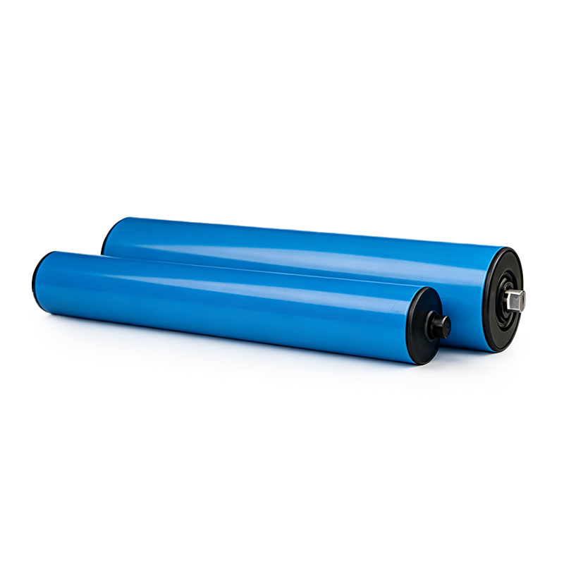 Custom Polyurethane Conveyor Roller with Heavy-Duty Housing Base