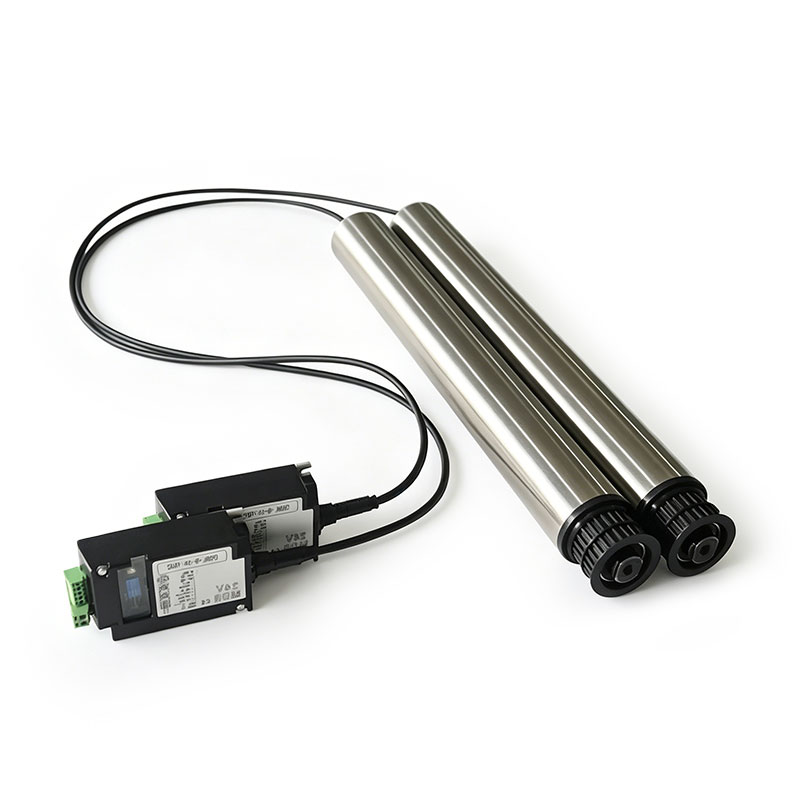 Custom Polyurethane Lagged Drum Motor Roller for Anti-Slip Belt Conveyor Drives 