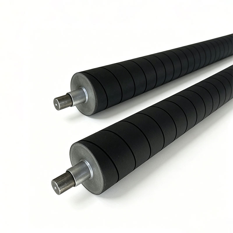Industrial Silicone Rubber Cutting and Sealing Rollers for Print Finishing