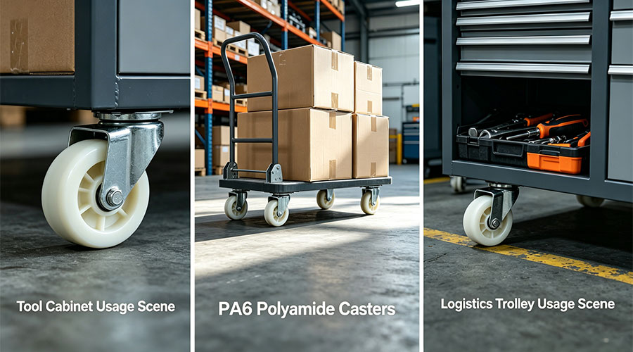 Premium PA6 Polyamide Casters Manufacturer