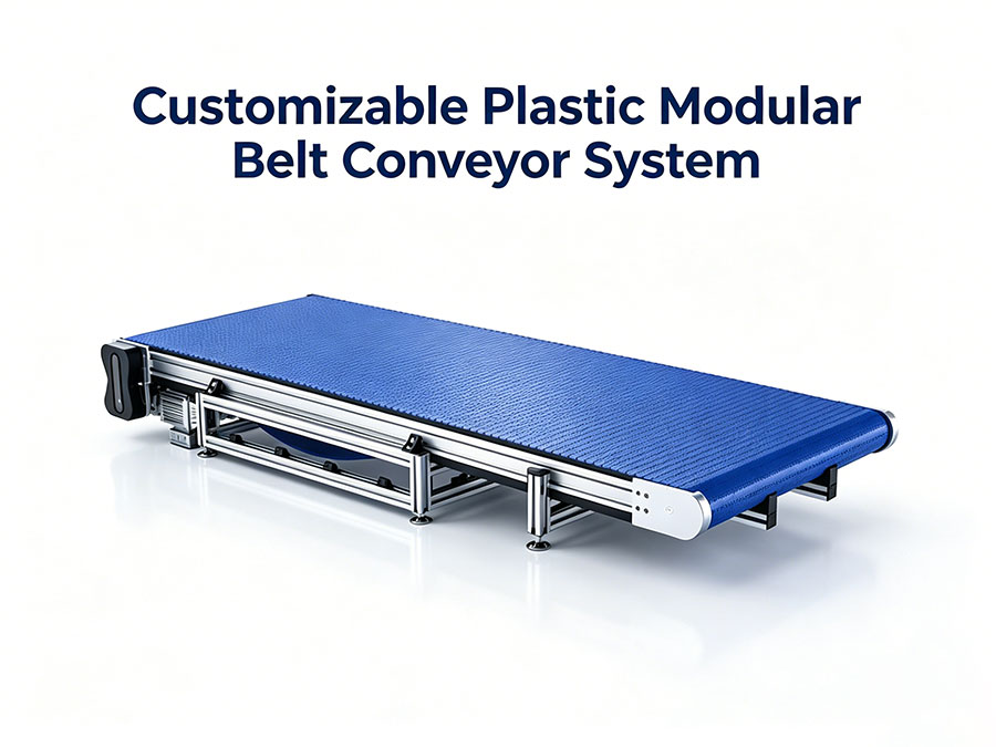 Customizable Plastic Modular Belt Conveyor System