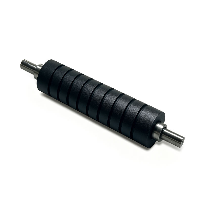 Precision Spiral Grooved Rubber Rollers Manufacturer