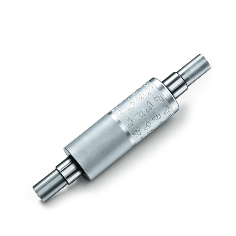 Custom Laser Engraved Embossing Roller for Leather & Plastics