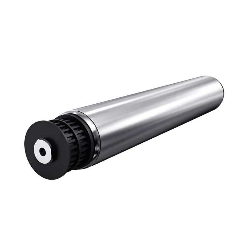 Custom Polyurethane Lagged Drum Motor Roller for Anti-Slip Belt Conveyor Drives 
