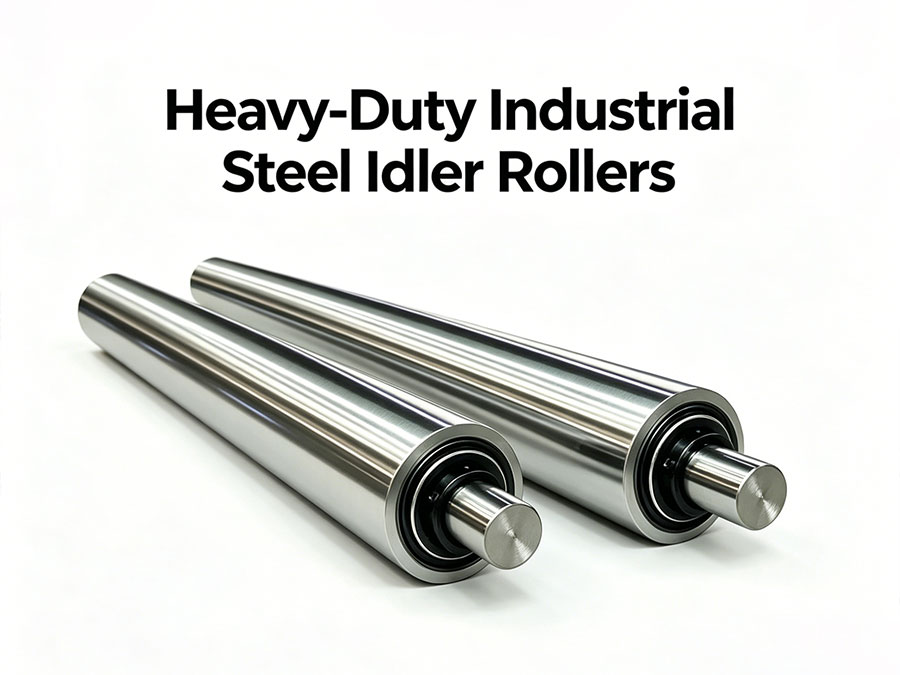 Heavy-Duty Industrial Steel Idler Rollers