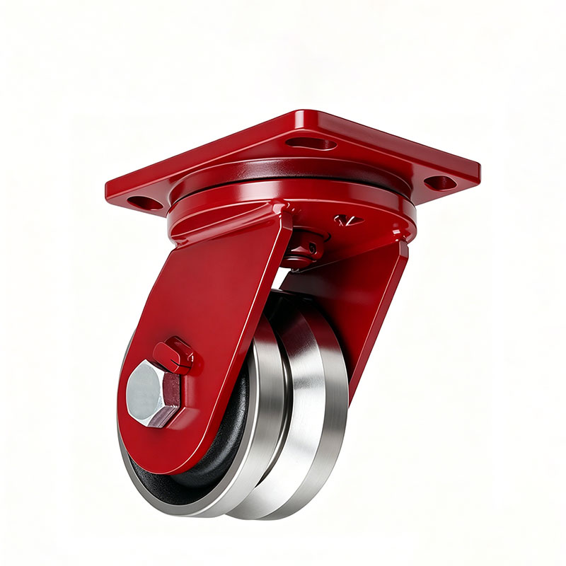 Heavy-Duty V-Groove Track Casters