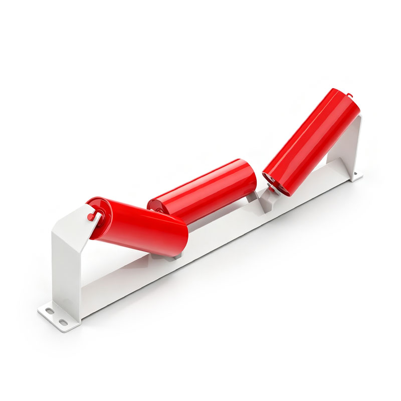 Heavy-Duty Offset Trough Carrying Idler for Mining
