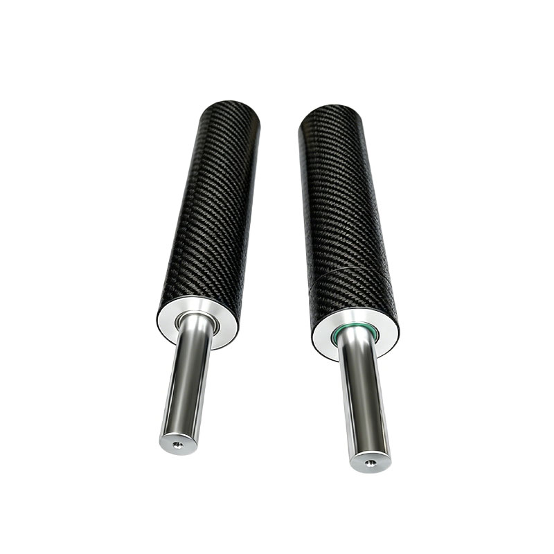 Custom Single-Ended Carbon Fiber Idler Roller for Web Handling