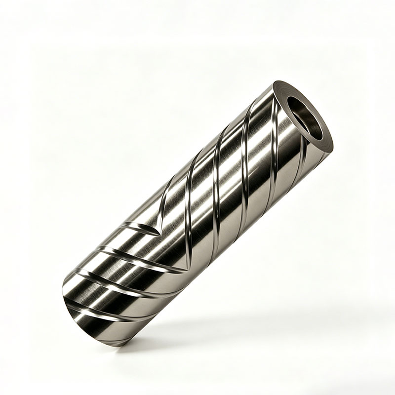 Precision Aluminum Chevron Grooved Rollers for Web Handling 