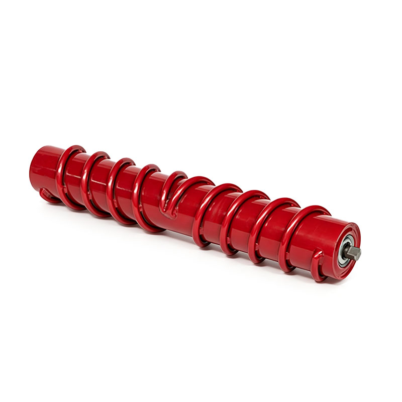 Custom Self-Cleaning Steel Spiral Return Idler for Belt Conveyor