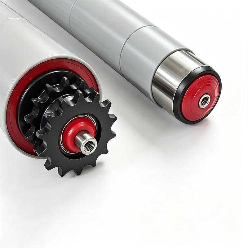Customized Sprocket Steel Tapered Conveyor Roller