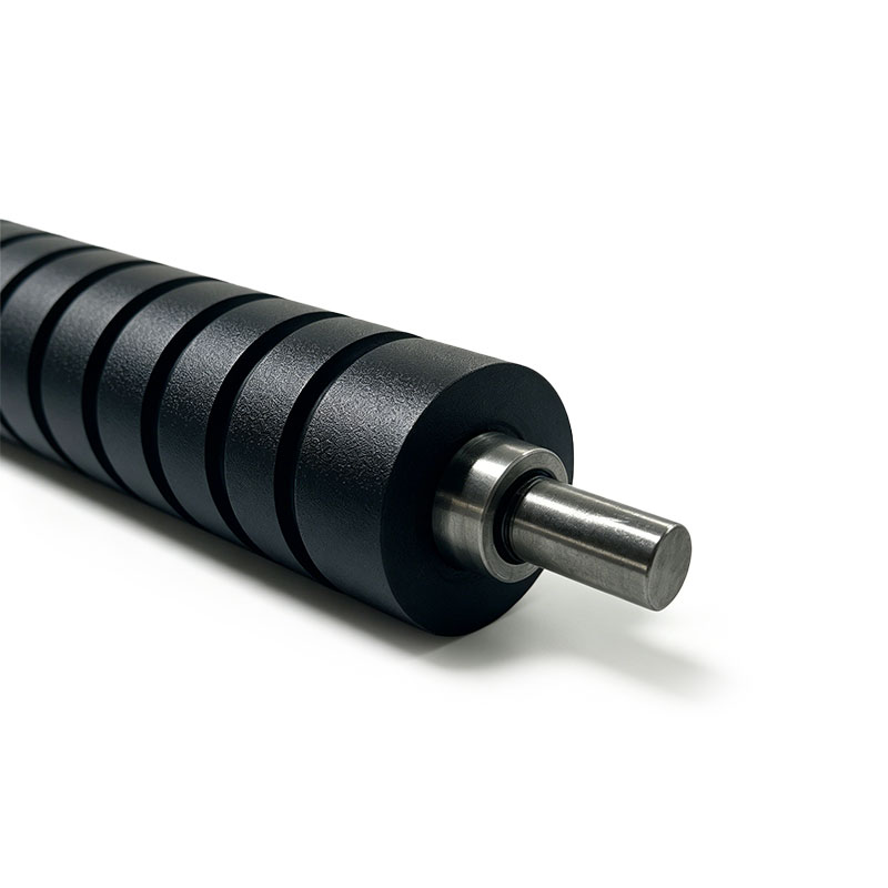 Precision Spiral Grooved Rubber Rollers Manufacturer