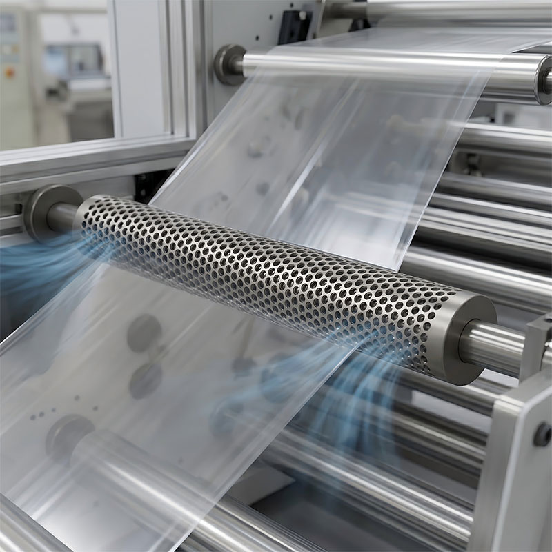 Custom Perforated Aluminum Rollers for High-Speed Web Handling