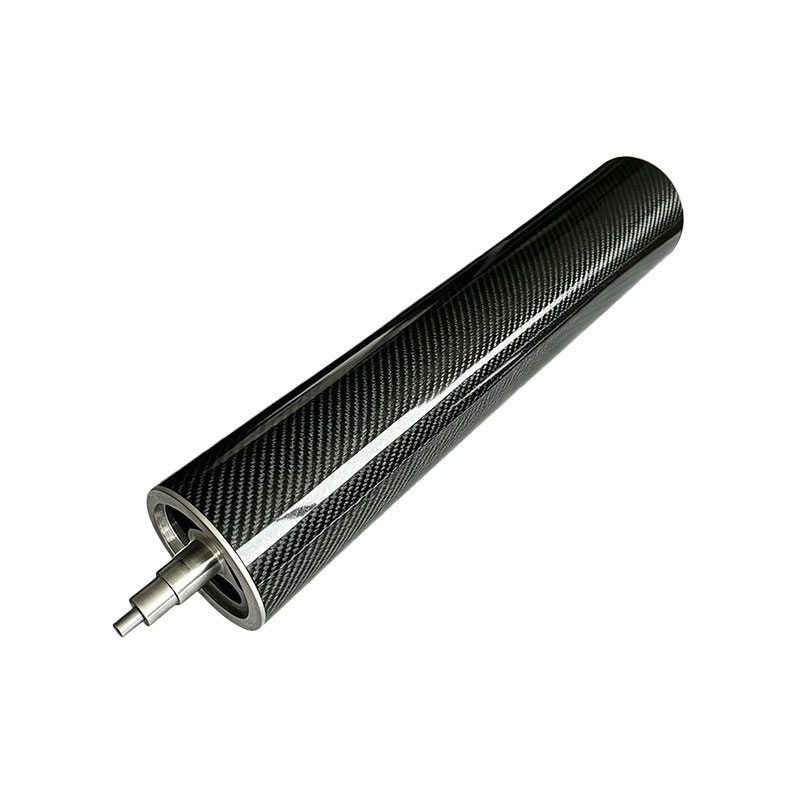 Custom Carbon Fiber Idler Roller for Web Handling