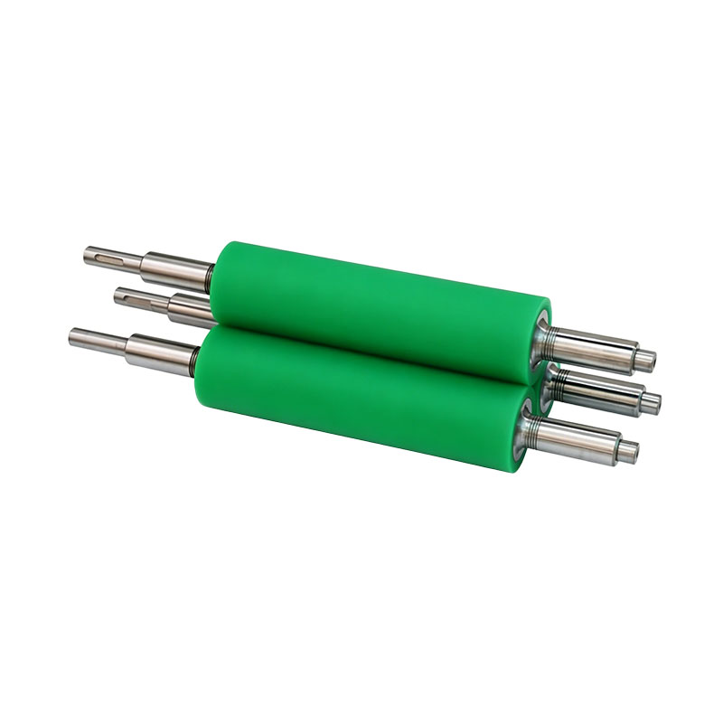 Industrial Green Polyurethane Coated Drive Rollers