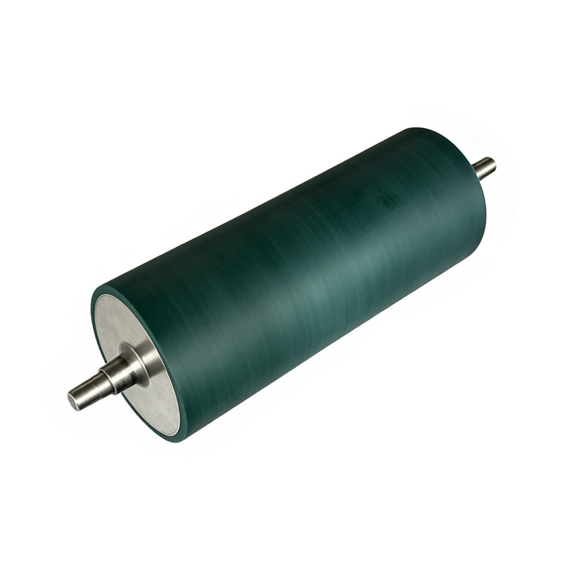 Custom Polyurethane Coated Guide Roller with Steel Shaft