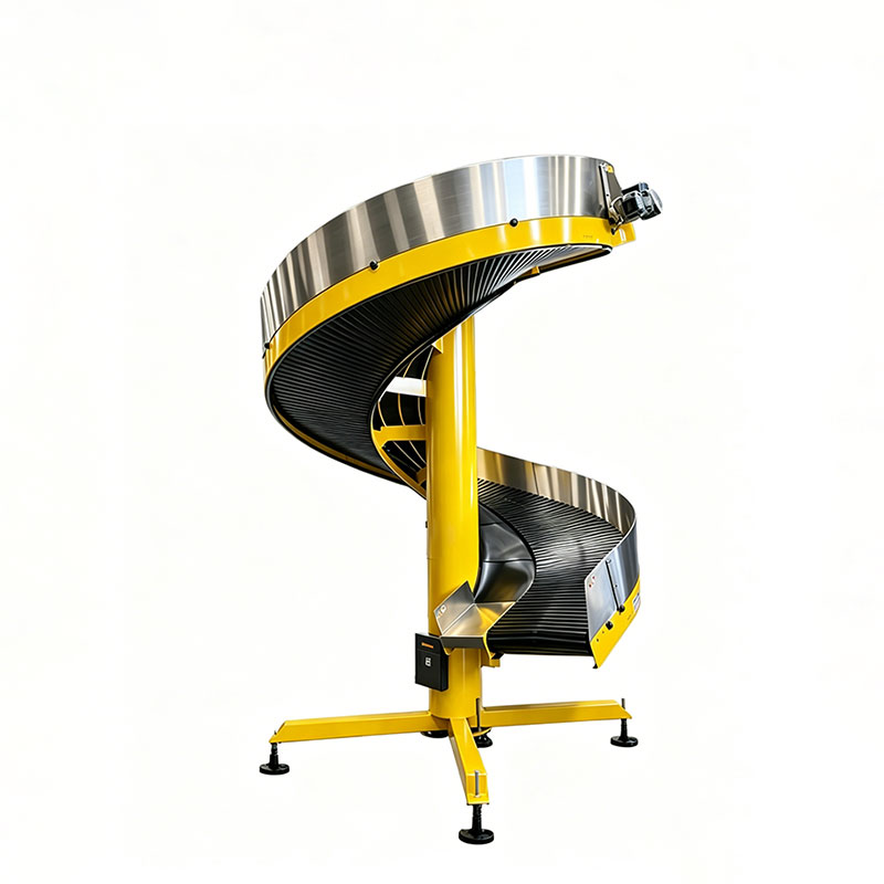 Industrial Gravity Spiral Chutes for Parcel & Tote Handling