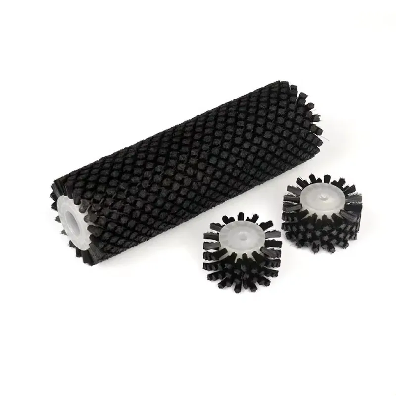 Nylon Bristles Cleaning Roller Brush with Shaft