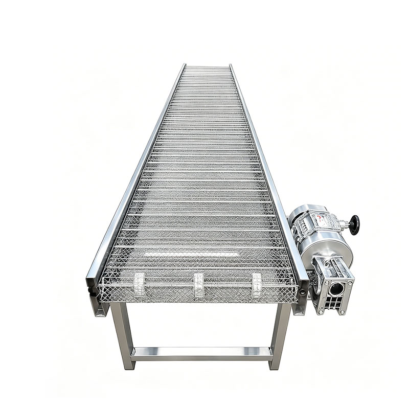 Custom Stainless Steel Mesh Belt Conveyor System