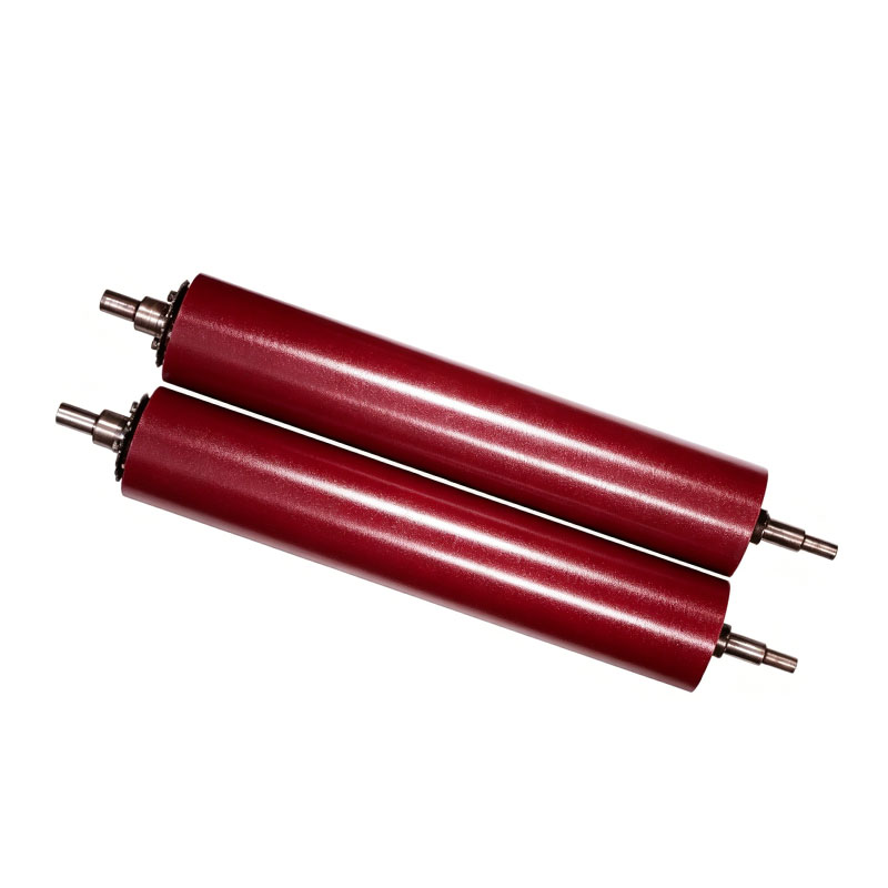 Custom Polyurethane Coated Guide Roller with Steel Shaft