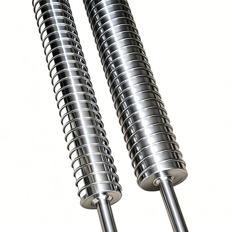 Aluminum Scroll Rollers for Web Spreading & Wrinkle Removal