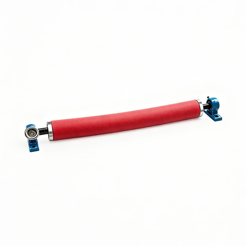 Custom Rubber-Coated Banana Rollers (Bowed Spreader Rolls)