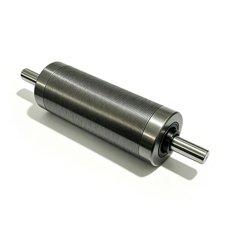 Custom Aluminum Grooved Cutter Roller for Film Slitting